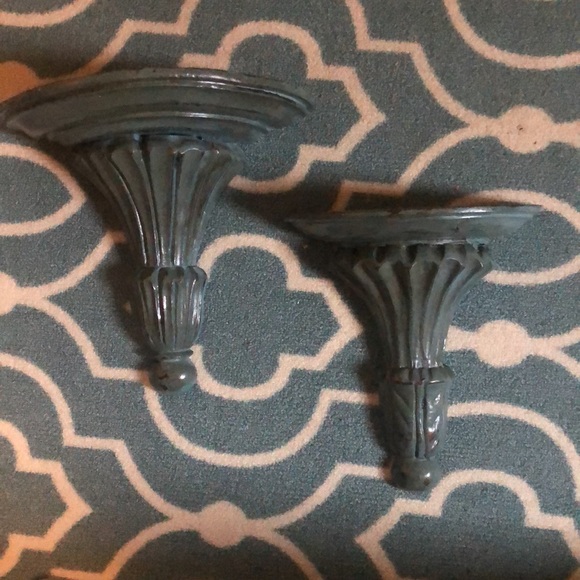 Two small wooden shelves - Picture 4 of 4